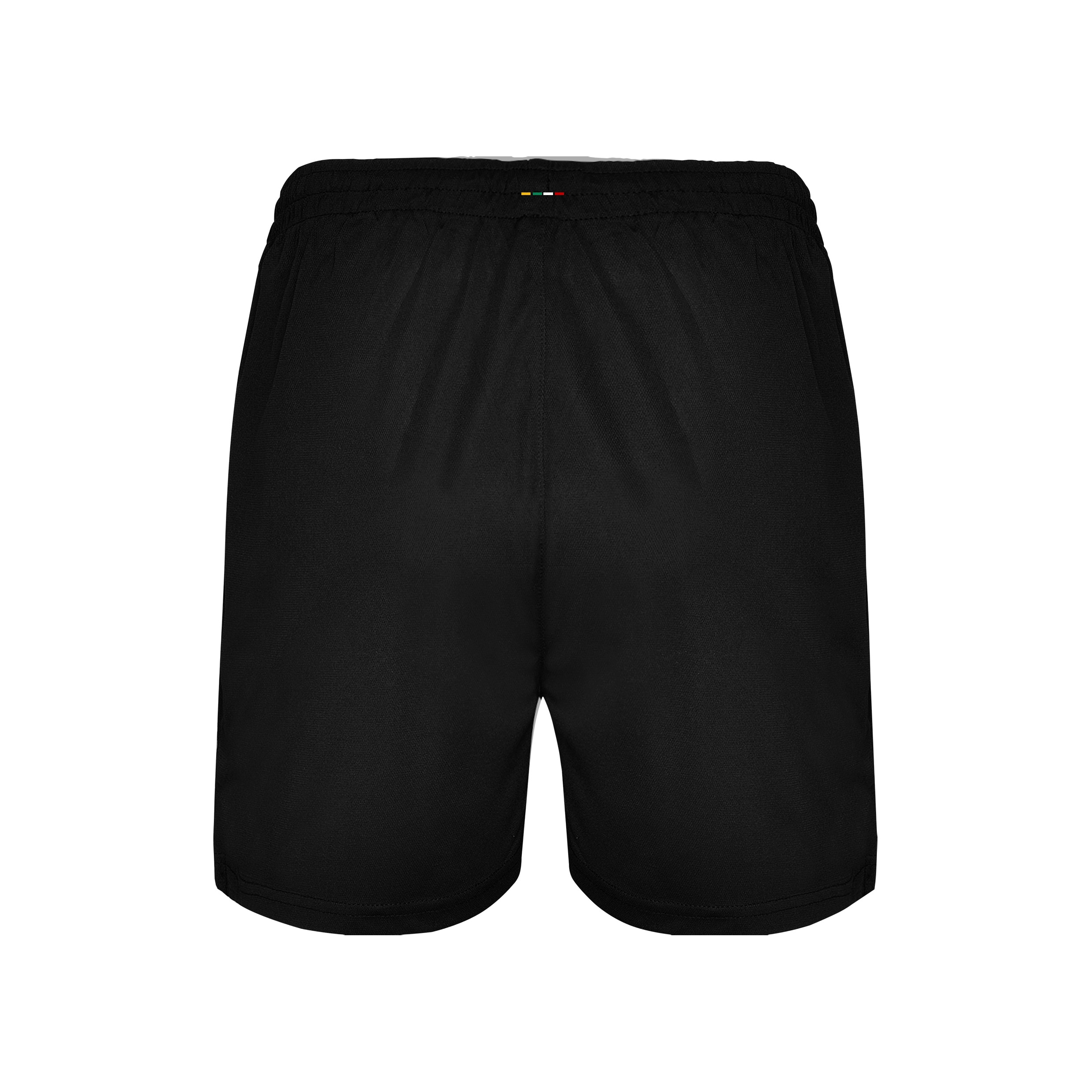 Schwarze PRIMEo Short Schwyz aus dem FC Buchs Dällikon Regular Kit, passend zu Shirt, Stulpen, Gripsocks und Rucksack.