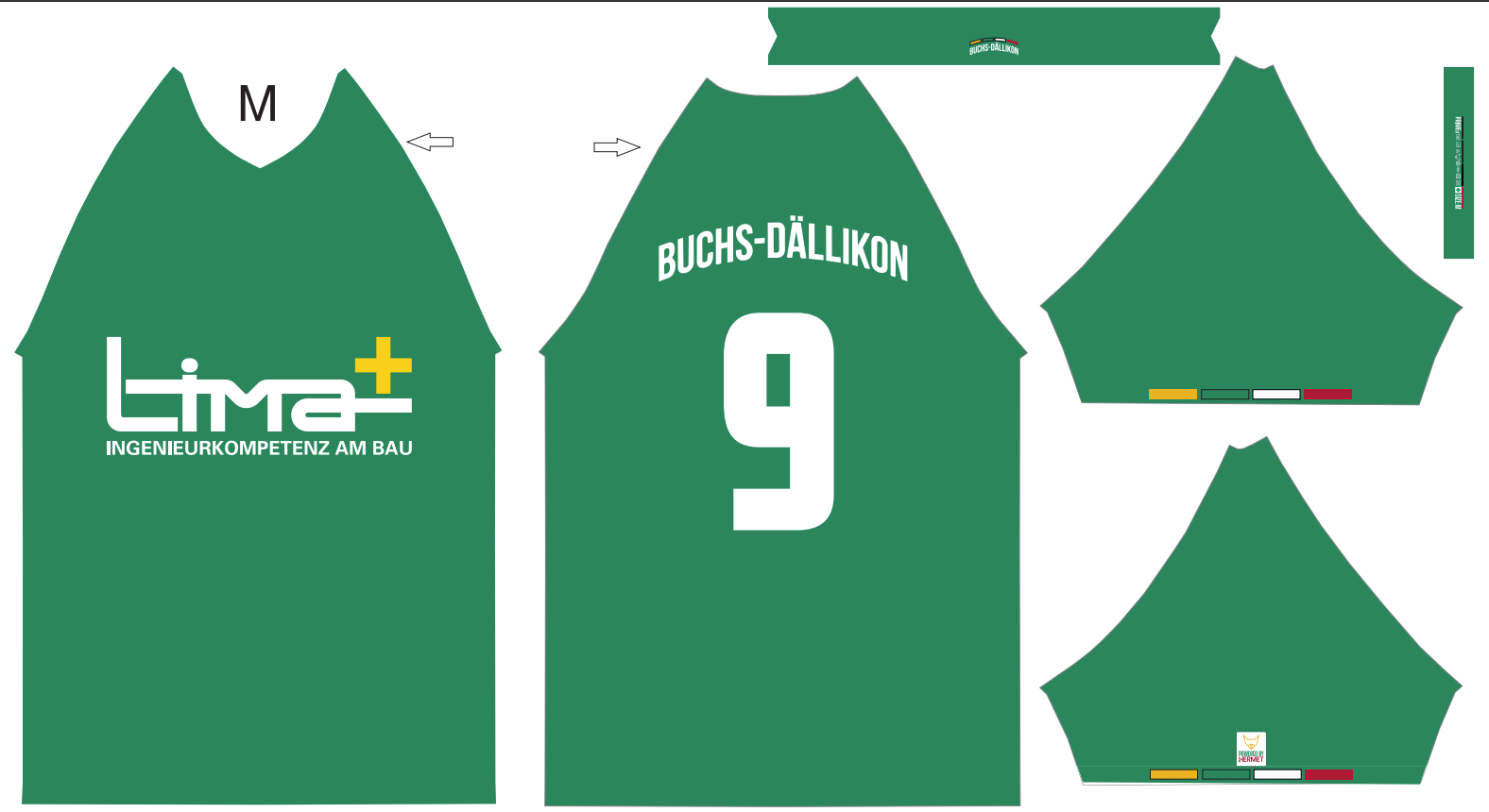 PRIMEo - Matchdress - Ticino - Men/Home/Green