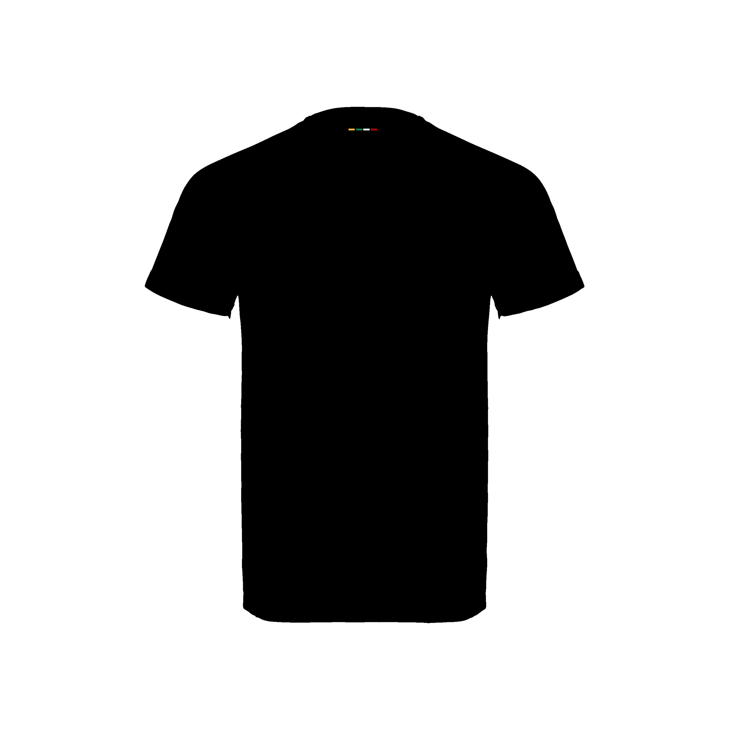 PRIMEo Shirt Jona, elegantes schwarzes Damen Trainingsshirt mit Rundhalsausschnitt und kurzen Ärmeln, minimalistische Frontansicht